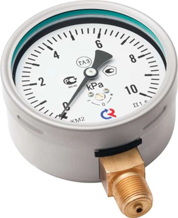 Напоромер КМ-22Р (0...10кПа) G1/2", 100мм, кл.т.1,5