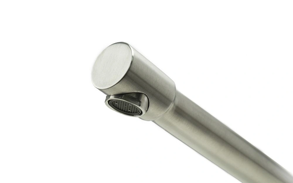 Смеситель для кухни EXPERT (LM5072S), с поворотным изливом, нерж.сталь, LEMARK