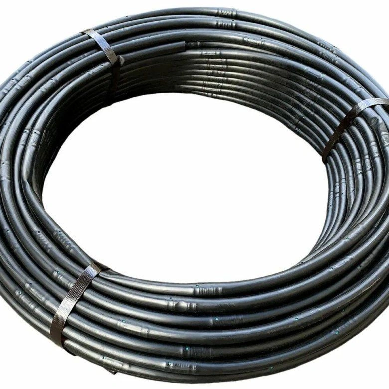 Трубка компенсированная 33 см 1,1мм расход 4.0 л/ч, чёрная Green Helper (бухта 100м)