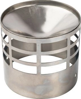 Элемент дымохода решетка из нержавеющей стали DN80 для дымоотводящей трубы STOUT