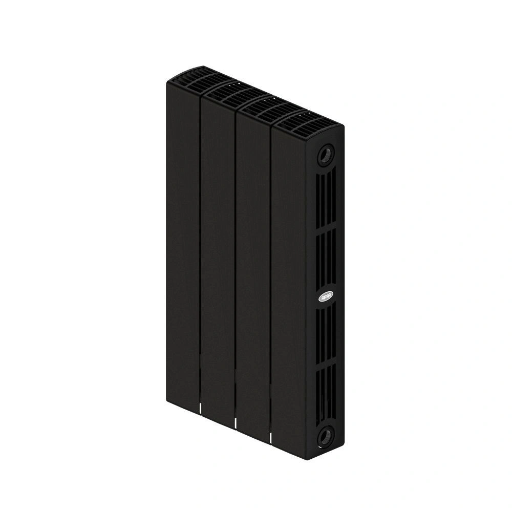 Радиатор биметаллический SUPReMO 500/90 (202Вт)  4 секций боковое подкл. Rifar Антрацит