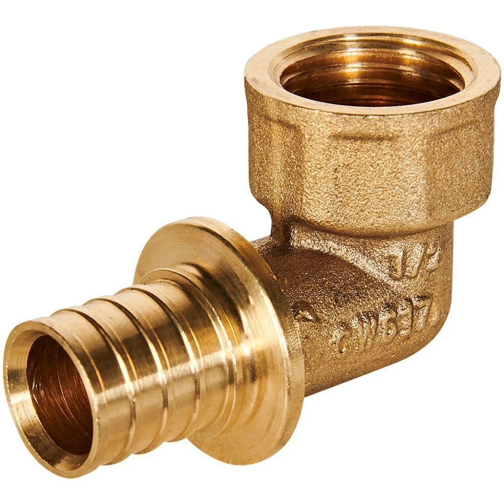 Угол переходной 16-1/2 ВР латунь Rommer