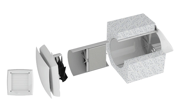 Энергоэффективная приточно-вытяжная вентиляционная установка RCF-70 Lux Fiato Энергоэффективная приточно-вытяжная вентиляционная установка RCF-70 Lux Fiato