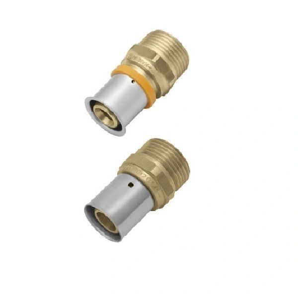 Соединитель 16*2 G1/2" НР с пресс-кольцом Press KAN-therm (распродажа)