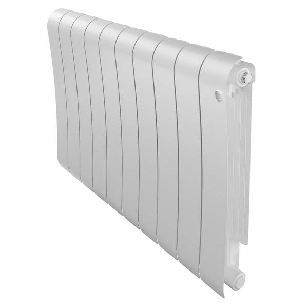 Радиатор биметал. Infinity Bianco Traffico 500/87 10 секции VR80 (нижнее правое) белый Royal Thermo