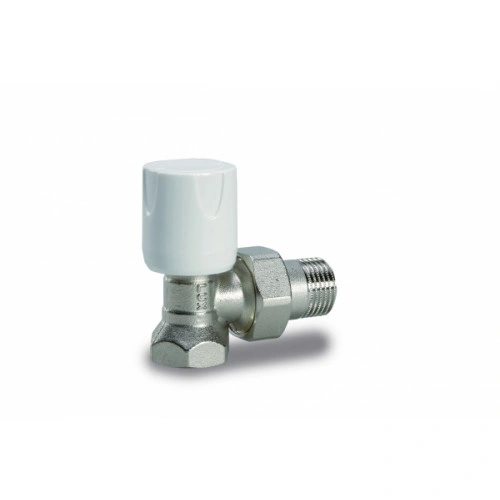 Вентиль регулирующий угловой для стальных труб 1/2" RS 102 Luxor tekna