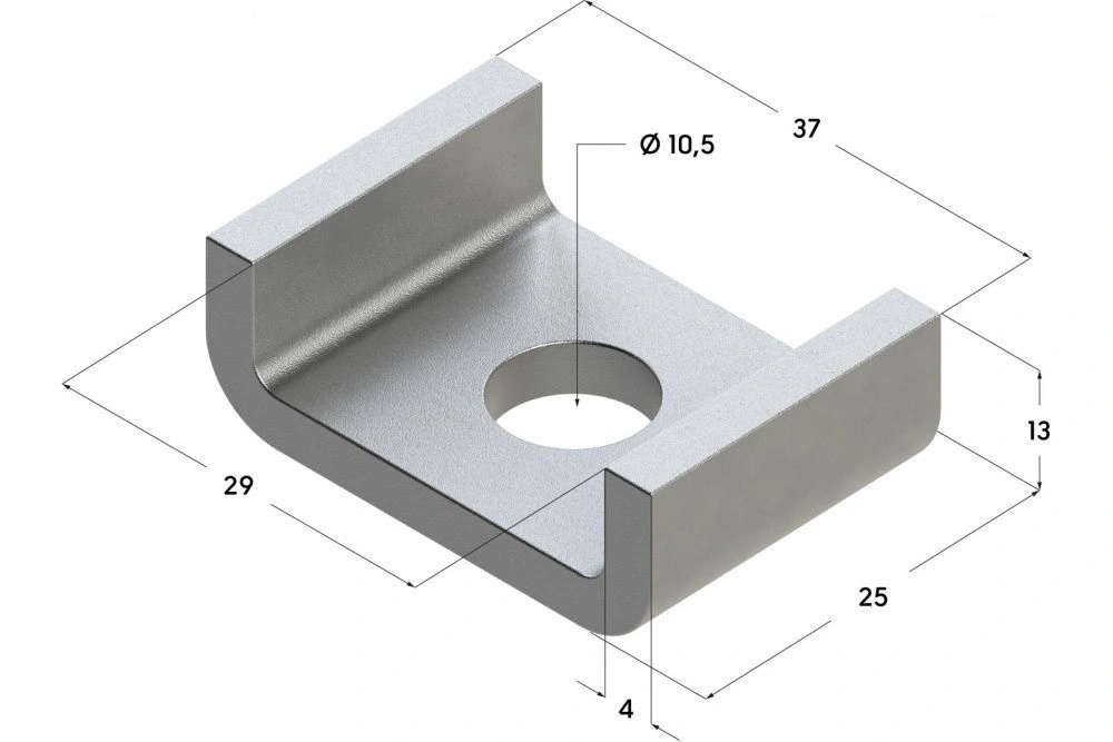 Шайба седельная TSW 28x25 3F D10,5, Termoclip