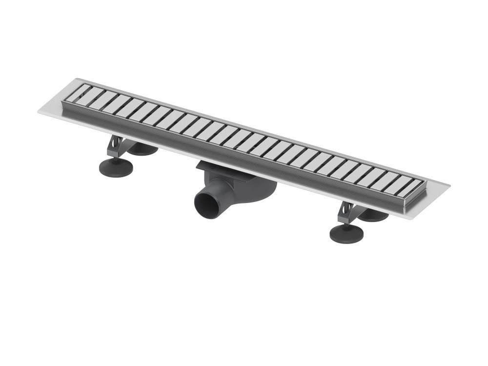 Комплект для монтажа дренажного канала 700мм (снят с поставок) с решеткой straight TECE (РАСПРОДАЖА)