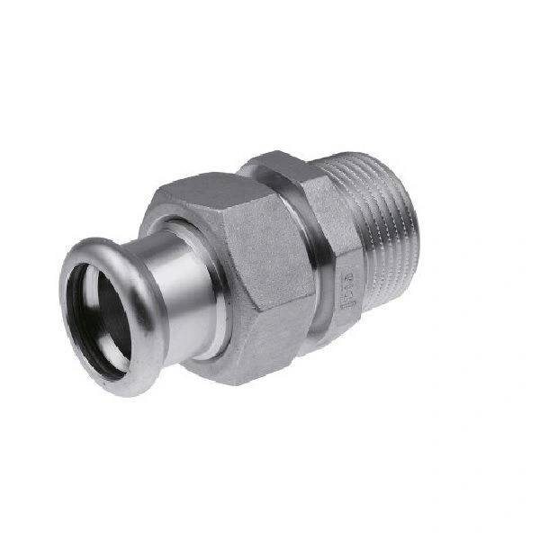 Соединитель раз. (американка) Inox press 35хR1 1/4" НР нерж. KAN-Therm