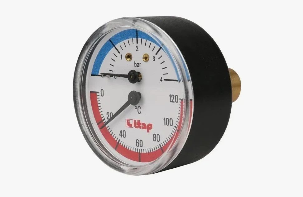 Термоманометр, осевое подключение 485 1/2  ITAP