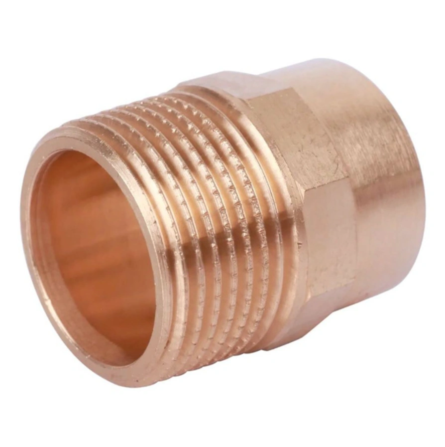 Муфта переходная НР-пайка 22х3/4" медная Hailiang