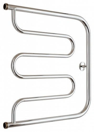 Полотенцесушитель Тандем 600х600, G 1" нерж. ст., полировка Стилье