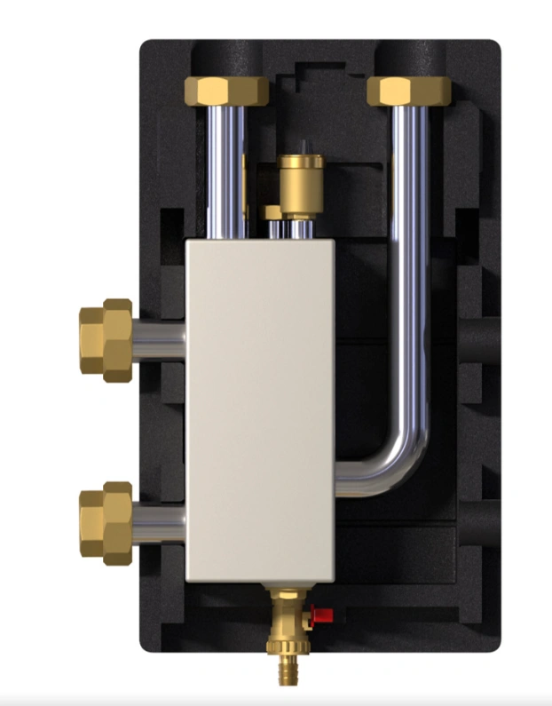 Гидравлическая стрелка МНK 25 (2 м3/ч, 60 кВт при 25 °С), DN 25, 6 бар нерж.сталь Meibes