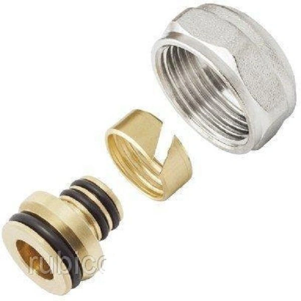 Соединитель конусный 14*2 G1/2" с никел. гайкой KAN-therm