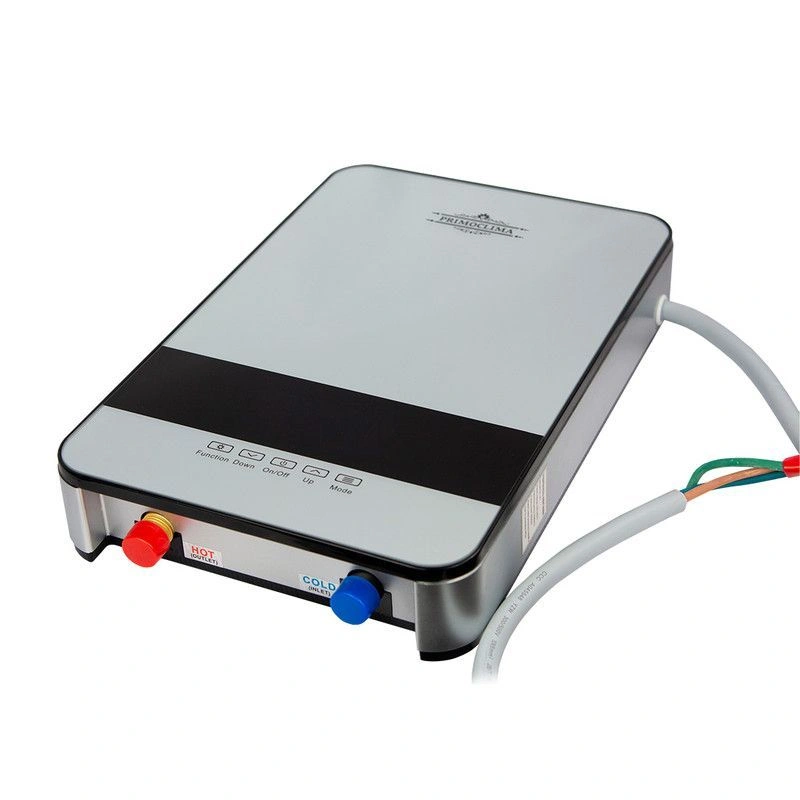 Водонагреватель проточный AQUA 8,5 кВт, серебристый PRIMOCLIMA 