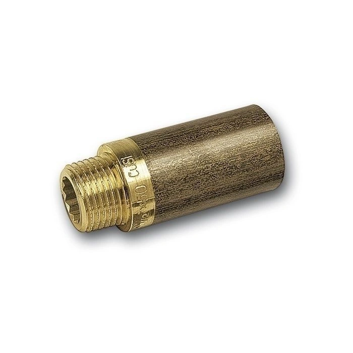 Удлинитель НР-ВР 1/2х80 мм мод. 3513 (бронза) SANHA PURAFIT