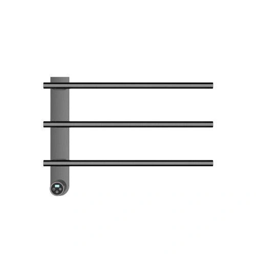 Полотенцесушитель электрический 520*384 с терморегулятором, цвет Графит, AQM