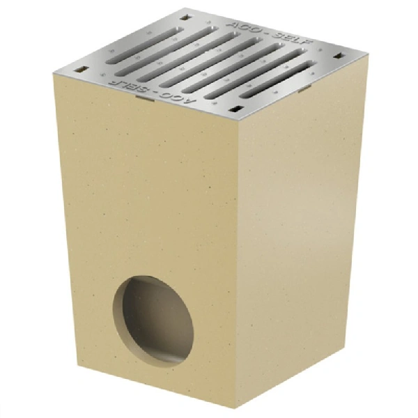 Дождеприемник из полимербетона без решетки, АСО