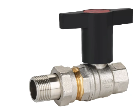 Кран со сгоном НВ 3/4" пластиковый маховик Gappo