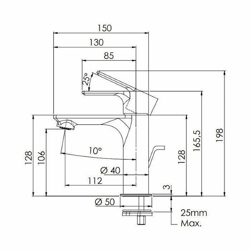 Смеситель для раковины Energy хром Remer, в наличии