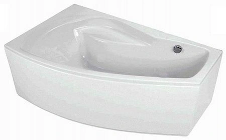 Ванна МАЙОРКА ассиметричная XL 160*95, Белая, Лев. Santek