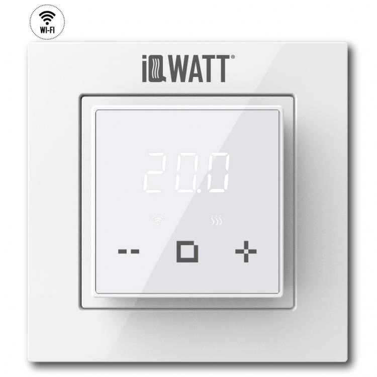 Терморегулятор IQ Thermostat D электронный, белый 