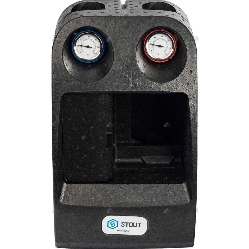 Насосная группа с 3-х ходовым приводным смесителем 1" без насоса STOUT