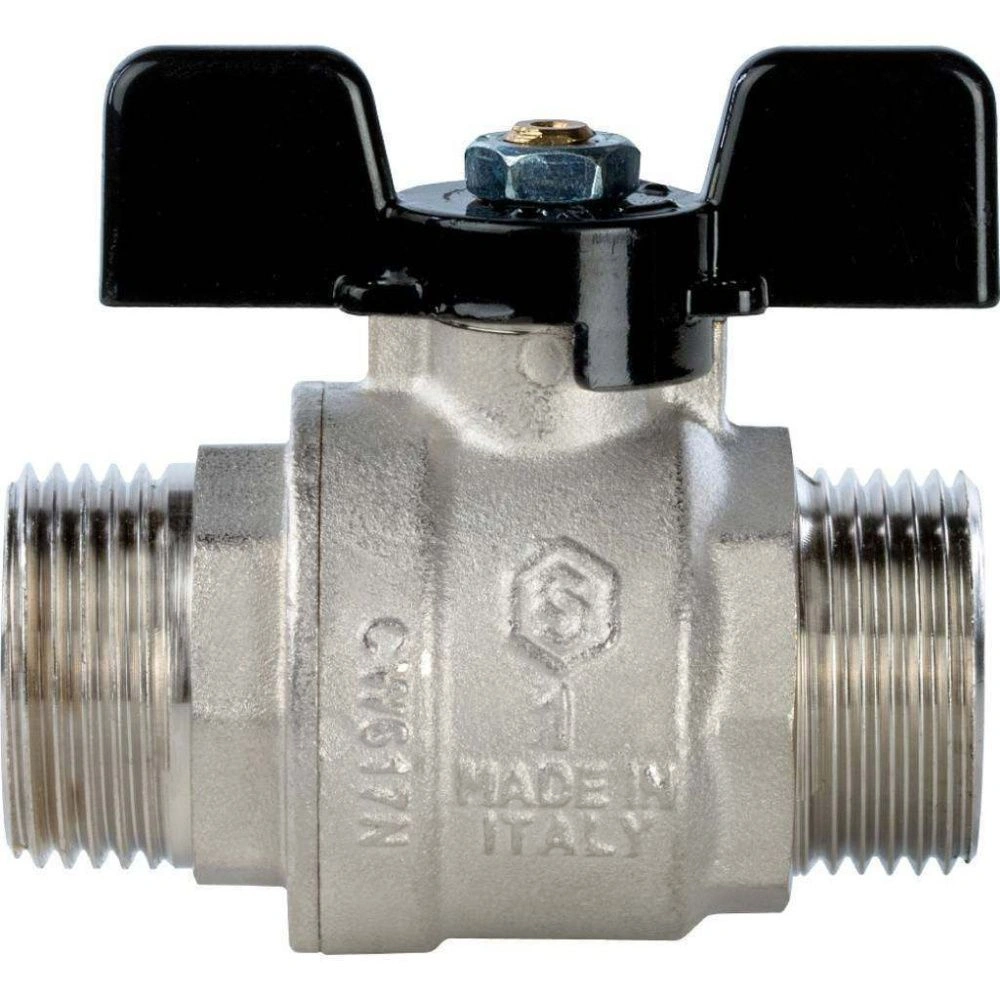 Кран шаровой полнопроходной  НН 1" (бабочка) STOUT (гост)