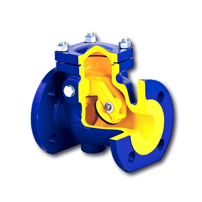 Клапан обратный V302-040 фланцевый чугунный Ду40 Ру16, Тмакс=300оС