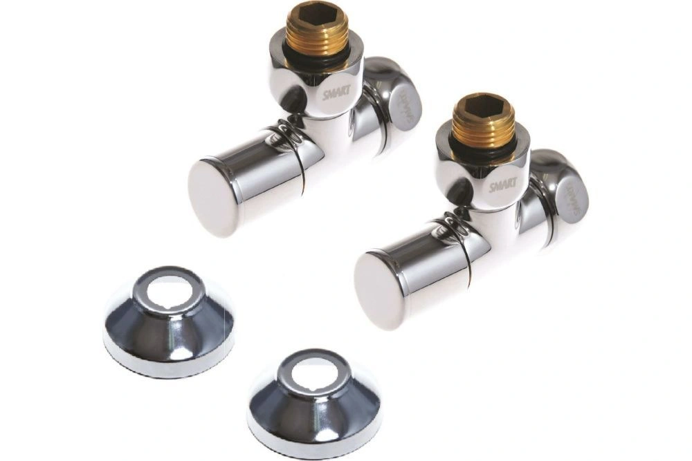 Кран угловой колпачок 3/4"х1/2" г/ш SMART/Компл ПАРА