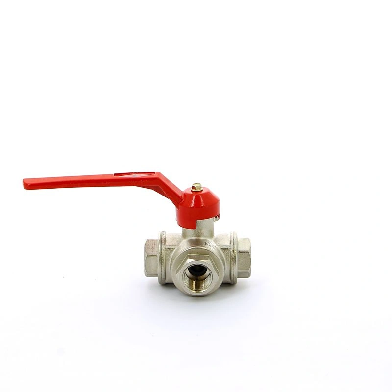 Кран шаровый трехходовой тип "Т" 1/2"  стандарный проход (рычаг) itap