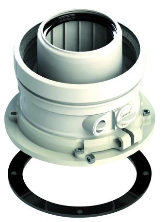 Адаптер дымохода коаксиальный (DN80/125) Адаптер дымохода коаксиальный (DN80/125)