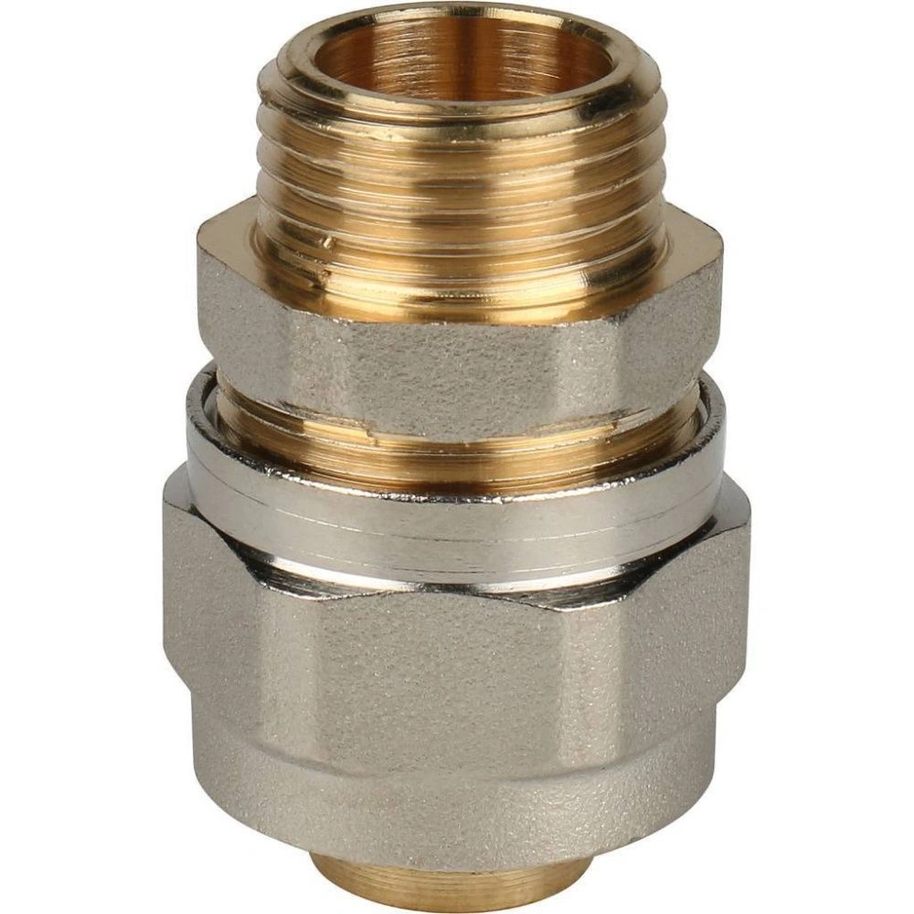 Муфта НР 20х1/2" латунь (обжим) Stout