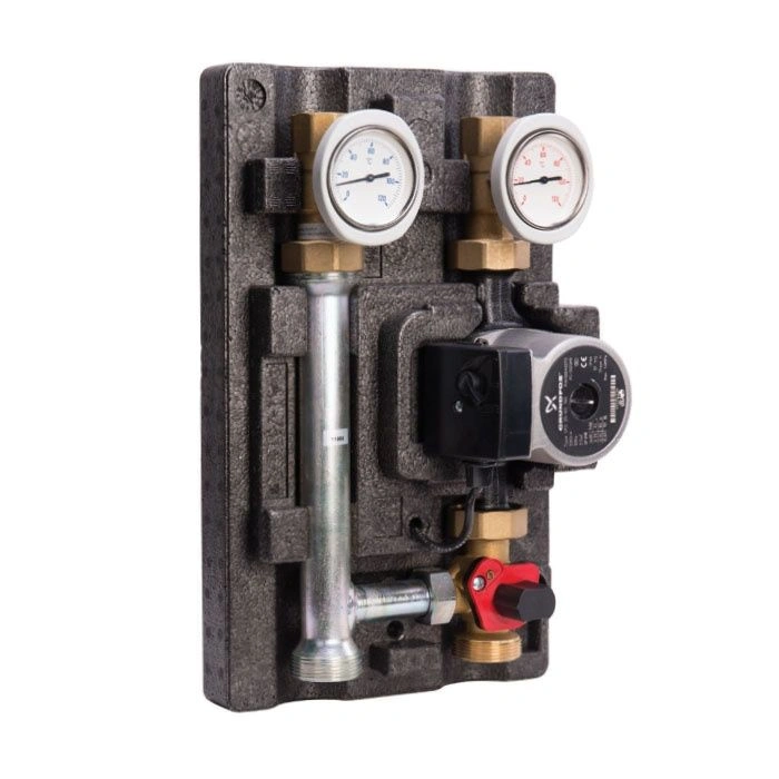 Насосно-смесительный модуль 1" с насосом Grungfos UPM3 HYBRID 25-70 MK DN25 ECO Huch