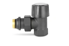 Клапан термостатический радиаторный 1/2 угловой черный Varmega