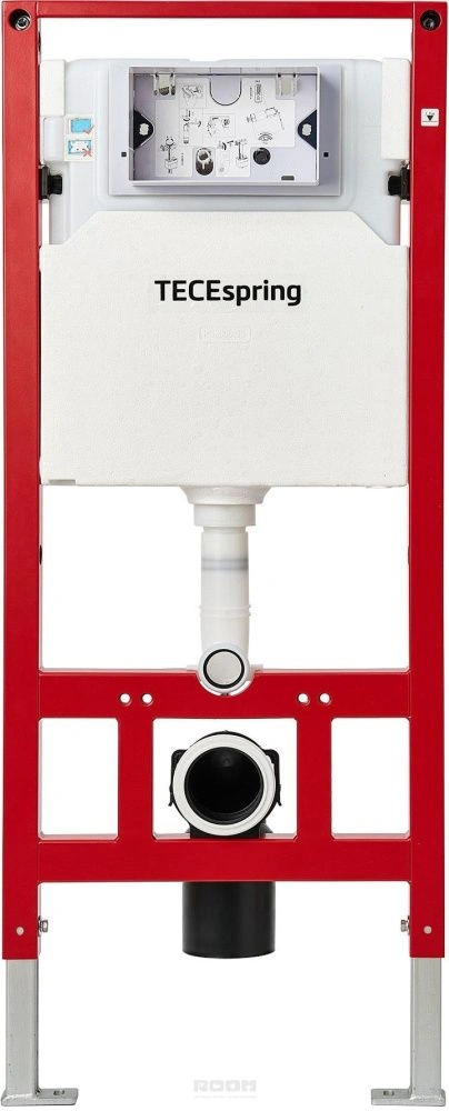 Комплект TECEspring, панель смыва с круглыми кнопками Хром глянцевый