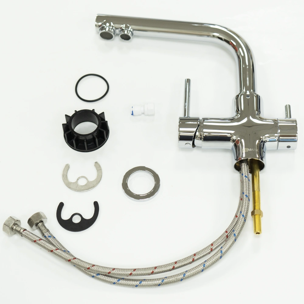 Смеситель для кухни COMFORT с подключением к фильтру питьевой воды, хром, LEMARK