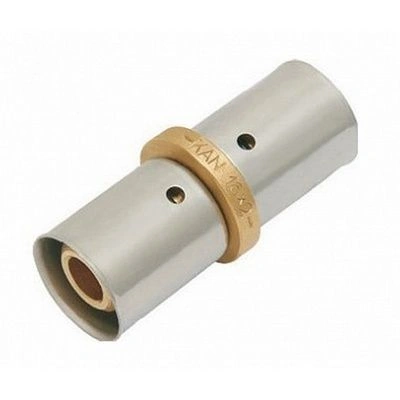 Соединитель двухсторонний 50*4/50*4 с пресс-кольцом Press KAN-therm
