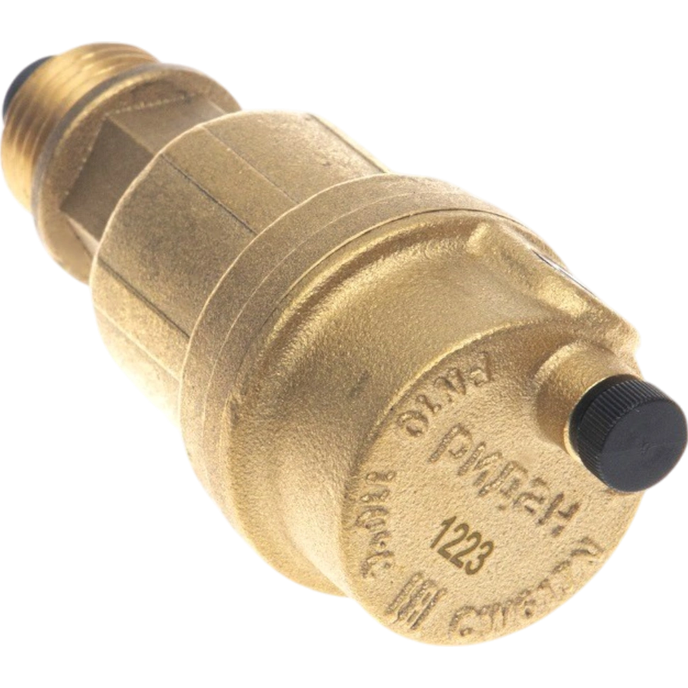 Воздухоотводчик Airvent-R PN10 DN10 с обратным клапаном DN15 Т от -10…+110С; корпус латунь, Ридан
