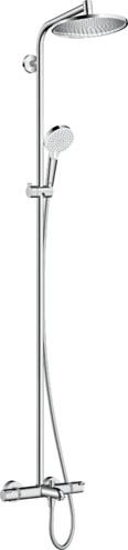 Душевая система Crometta S240 1jet  Showerpipe с изливом, HANSGROHE