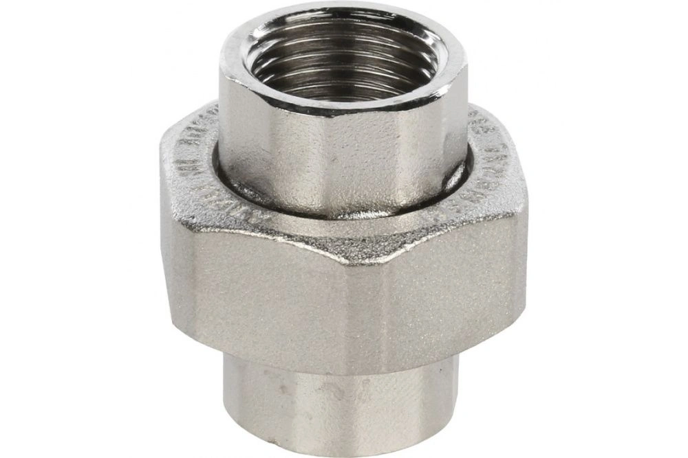 Разъемное соединение "американка" ВВ никелированное 3/4  STOUT