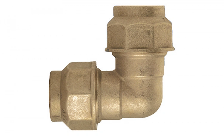 Угол латунь 40х40 для ПНД FIV