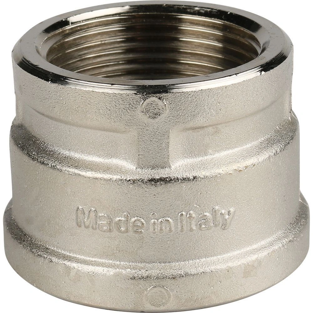 Муфта переходная ВВ 11/2х11/4 (никель) Stout