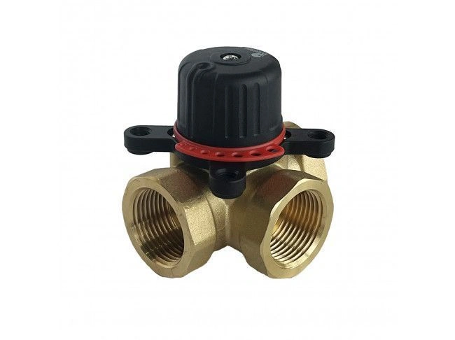 Клапан поворотный Wester VRS3, 3-ход. (DN40,Kvs25,PN10,ВР 1 1/2",ГВ-КО-РО-ТП-ТТ-ОХ-ВК)