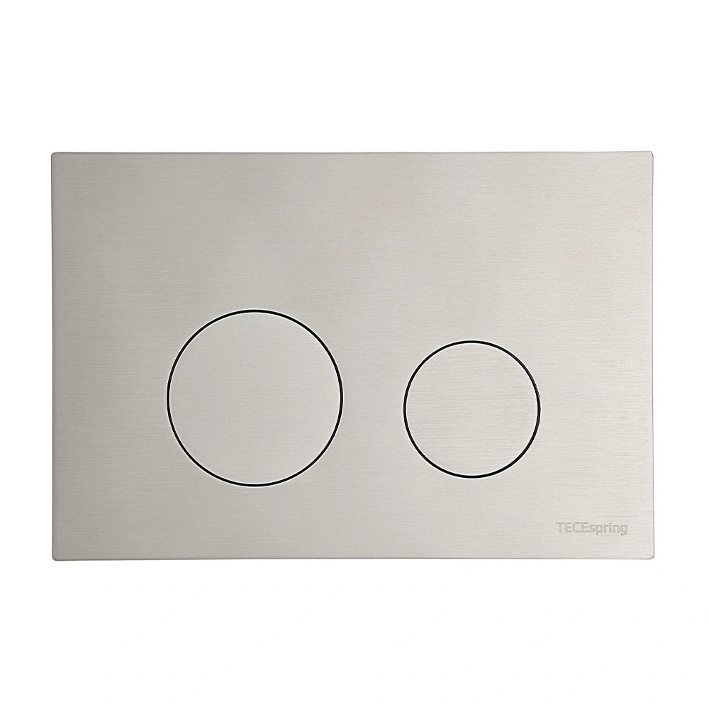 Панель смыва TECEspring loop (круглые клавиши) нерж.сталь, сатин, с покрытием против отпечатков
