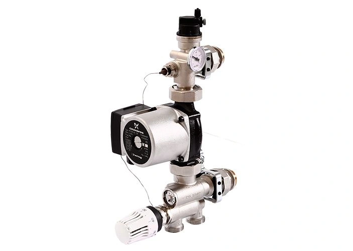 Насосно-смесительная группа SOLOMIX 1" с насосом GRUNDFOS UPSO 25-65 130 Uni-fitt