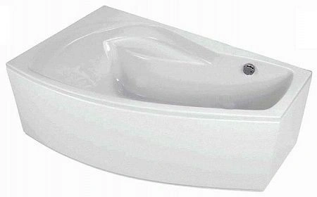 Ванна МАЙОРКА ассиметричная XL 160*95, Белая, Лев. Santek