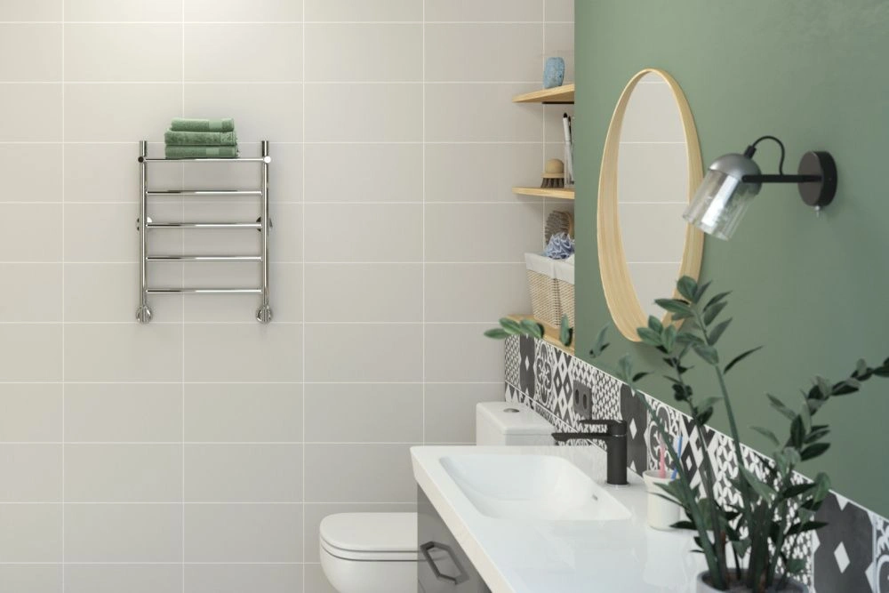 Полотенцесушитель водяной  Универсал-54 600х400, нерж. ст., Стилье