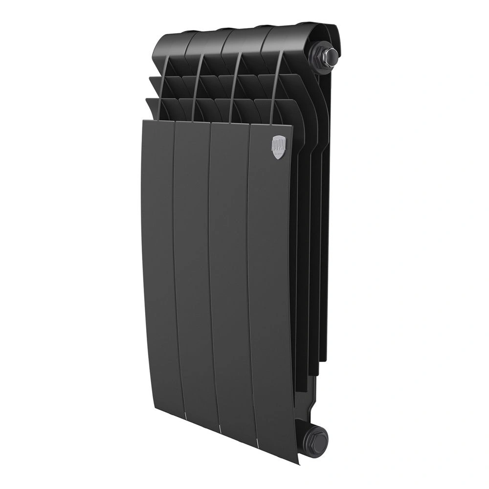Радиатор биметал. BiLiner Noir Sable 500/87 (171Вт)  4 секции (черный) Royal Thermo