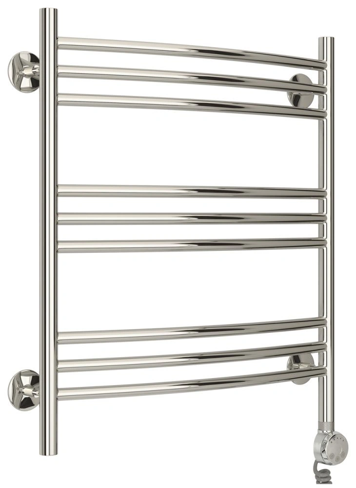 Полотенцесушитель электрический №10 ТП, 60х50 см (3+3+3)  Г16, хром,  Стилье 